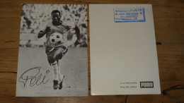 Football : Le Roi PELE , Pub PUMA, Dedicace Imprimée ................ BD........G-1344c - Calcio