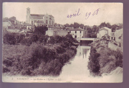 85 - TALMONT - LA RIVIERE ET L'ÉGLISE - - Talmont Saint Hilaire