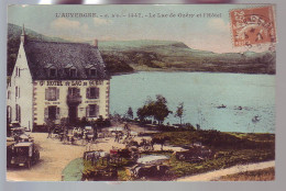 63 - LAC DE GUERY - HÔTEL Du LAC - COLORISÉE - ANIMÉE - - Other & Unclassified