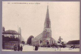 41 - LAMOTTE-BEUVRON - L'ÉGLISE - ANIMÉE  - - Lamotte Beuvron