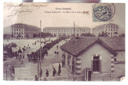 54 - TOUL - CASERNE LAMARCHÉ - DEPART DE LA CLASSE 1902 - ANIMÉE - - Toul