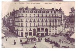 49 - ANGERS - LE GRAND HÔTEL  - PLACE DU RALIEMENT - ATTELAGE - ANIMÉE - - Angers