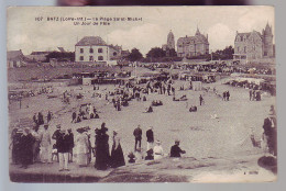 44 - BOURG-de-BATZ - LA PLAGE UN JOUR DE FÊTE - ANIMÉE - - Batz-sur-Mer (Bourg De B.)