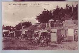 44 - LA BERNERIE - HAUT DE LA PLAGE  - LES TENTES  - ANIMÉE - - La Bernerie-en-Retz