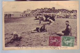 33 - SOULAC Sur MER - SUR LA PLAGE - ANIMÉE - - Soulac-sur-Mer