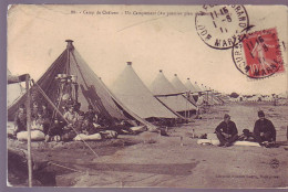 51 - MOURMELON - CAMP DE CHALONS - UN CAMPEMENT - ANIMÉE - - Camp De Châlons - Mourmelon