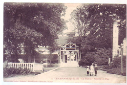 52 - BOURBONNE-les-BAINS - LE THÉATRE - GALERIE Du PARC - ANIMÉE - - Bourbonne Les Bains