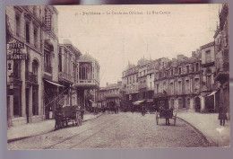 86 - POITIERS - RUE CARNOT - CERCLE Des OFFICIERS - ATTELAGE - ANIMÉE - - Poitiers