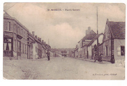 80 - MOREUIL - RUE DU SANTERRE  - ANIMÉE  - - Moreuil