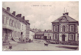 80 - HORMOY - HÔTEL De VILLE  - ANIMÉE - TROUPEAUX De MOUTONS - - Hornoy Le Bourg