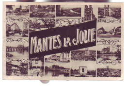 78 - MANTES-la-JOLIE - MULTIVUES - LETTRES  - - Mantes La Jolie