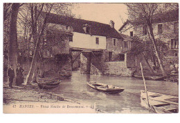 78 - MANTES - VIEUX MOULIN DE DENNEMONT - ANIMÉE - - Mantes La Jolie