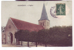 78 - CRESPIERES - L'ÉGLISE - COLORISÉE  - - Sonstige & Ohne Zuordnung