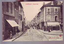 54 - LUNEVILLE - GRANDE RUE - ANIMÉE  - - Luneville