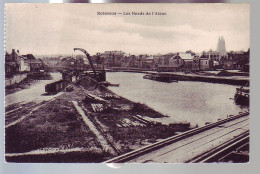 02  - SOISSONS - LES BORDS DE L'AISNE - PENICHES - - Soissons