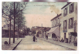 92 - PUTEAUX - RUE De COLOMBES - COLORISÉE - ANIMÉE - - Puteaux