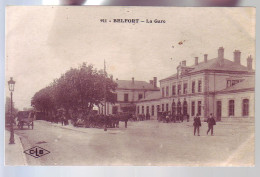 90  - BELFORT - LA GARE - ATTELAGE - ANIMÉE - - Belfort - Stadt