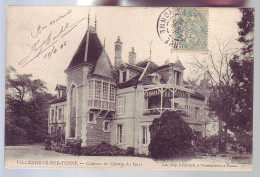 89 - VILLENEUVE-sur-YONNE - CHATEAU De CHAMP Du GUET - ANIMÉE - - Villeneuve-sur-Yonne