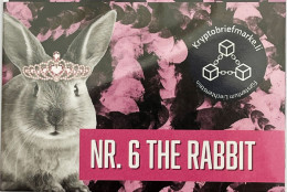 CRYPTO STAMP No. 6 The Rabbit Purple. Sealed. Liechtenstein 2023 - Rabbits