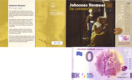 0-Euro PEBF 2023-8 JOHANNES VERMEER - DE LIEFDESBRIEF First Issue Pack No. Nur Bis #250 ! - Privatentwürfe