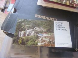 Hotel Casa Berno Ascona Lago Maggiore Ticino - Tourism Brochures