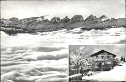 11672991 Hoernli Kulm Berggasthaus Hoernli Mit Alpen Im Nebelmeer Hoernli ZH - Autres & Non Classés