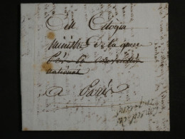 DO 5 FRANCE   BELLE  LETTRE GRIFFE CONSEIL DES CINQ ANS  ENV 1810  AU MINISTRE DE LA GUERRE PARIS + + AFF. INTERESSANT++ - 1801-1848: Voorlopers XIX