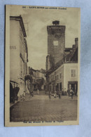 Saint Sever Sur Adour, Rue Des Arceaux Et Clocher De L'église, Landes 40 - Saint Sever