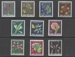 Portugal Timor 1950 "Flowers Of Timor" Condition MH Mundifil #275-84 - Timor