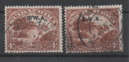 South West Africa, SWA, Used, 1927, Michel 120, 121 - Africa Del Sud-Ovest (1923-1990)