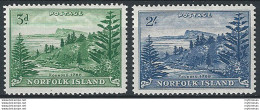 1959 Norfolk Islands Ball Bay 2v. MNH SG N. 6a+12a - Autres & Non Classés