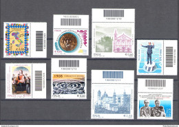 2008 Repubblica Italiana "Codici A Barre" 8 Valori MNH** , Annata Completa Senza Corriere Dei Piccoli - Barcodes