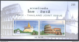 2004 Thailandia "Fondazione Roma - Bangkok" Emissione Congiunta - 1 Foglietto MNH** - Gemeinschaftsausgaben