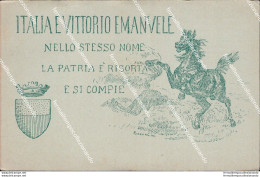 As361  Comitato Per La Cartolina Augurale Al Re Vittorio Emanuele La Patria - Regimientos