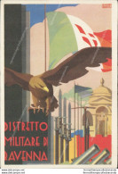 Ai151 Cartolina Militare Distretto Militare Di Ravenna Illustratore Bartoli - Regimientos