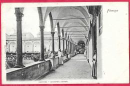 FIRENZE - CERTOSA- CHIOSTRO GRANDE - FORMATO PICCOLO - EDIZ. ORIGINALE ANNI '20 - NUOVA - Firenze