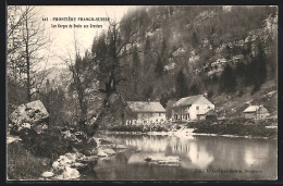 AK Le Locle, Les Gorges Du Doubs Aux Graviers, Frontière Franco-Suisse  - Le Locle