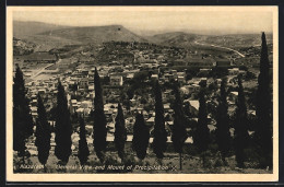 AK Nazareth, General View And Mount Of Precipitation  - Palestina