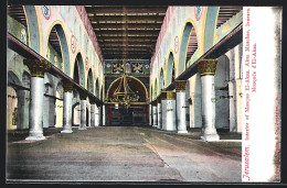 AK Jerusalem, Interior Of El-Aksa Mosque, Inneres Der Moschee  - Palestine