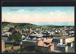 AK Jérusalem, Panorama Pris De L`ouest  - Palästina