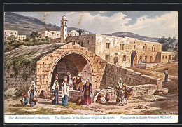 AK Nazareth, Der Marienbrunnen  - Palestine