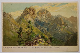 Künstler-AK Edward Theodore Compton: Maedele Gabel, Trettachspitz Und Hochfrott  / Berg Mit Gesicht / Berggesicht - Compton, E.T.