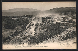 CPA Hammam-Meskoutine, Cascade D`Eau Chaude  - Algiers