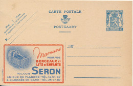 BELGIUM PPS 50C BLUE "SCEAU D'ETAT" SBEP PUBLIBEL 592 UNUSED - Werbepostkarten