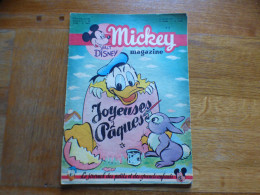 JOURNAL MICKEY BELGE  N° 24  Du 24/03/1951  COVER DONALD JOYEUSES PAQUES + CENDRILLON - Journal De Mickey