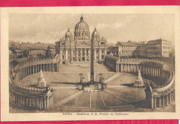 ROMA - BASILICA DI SAN PIETRO - FORMATO PICCOLO - EDIZ. ORIGINALE ANNI '20 - NUOVA - Eglises