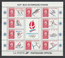 Bloc Feuillet N°14 Jeux Olympiques D'hiver Alberville 1992 Bloc Feuillet N°14 Jeux Olympiques D'hiver Alberville 1992 - - Neufs