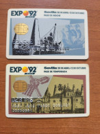 LOT 2 RARE Cartes A Puce BULL  SEVILLA 92 - Altri & Non Classificati