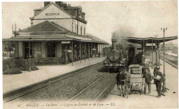 MELUN  -  La Gare - Lignes De Corbeil Et De Lyon - Stations With Trains