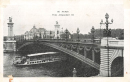 FRANCE - Paris - Pont Alexandre III - Carte Postale Ancienne - Ponti